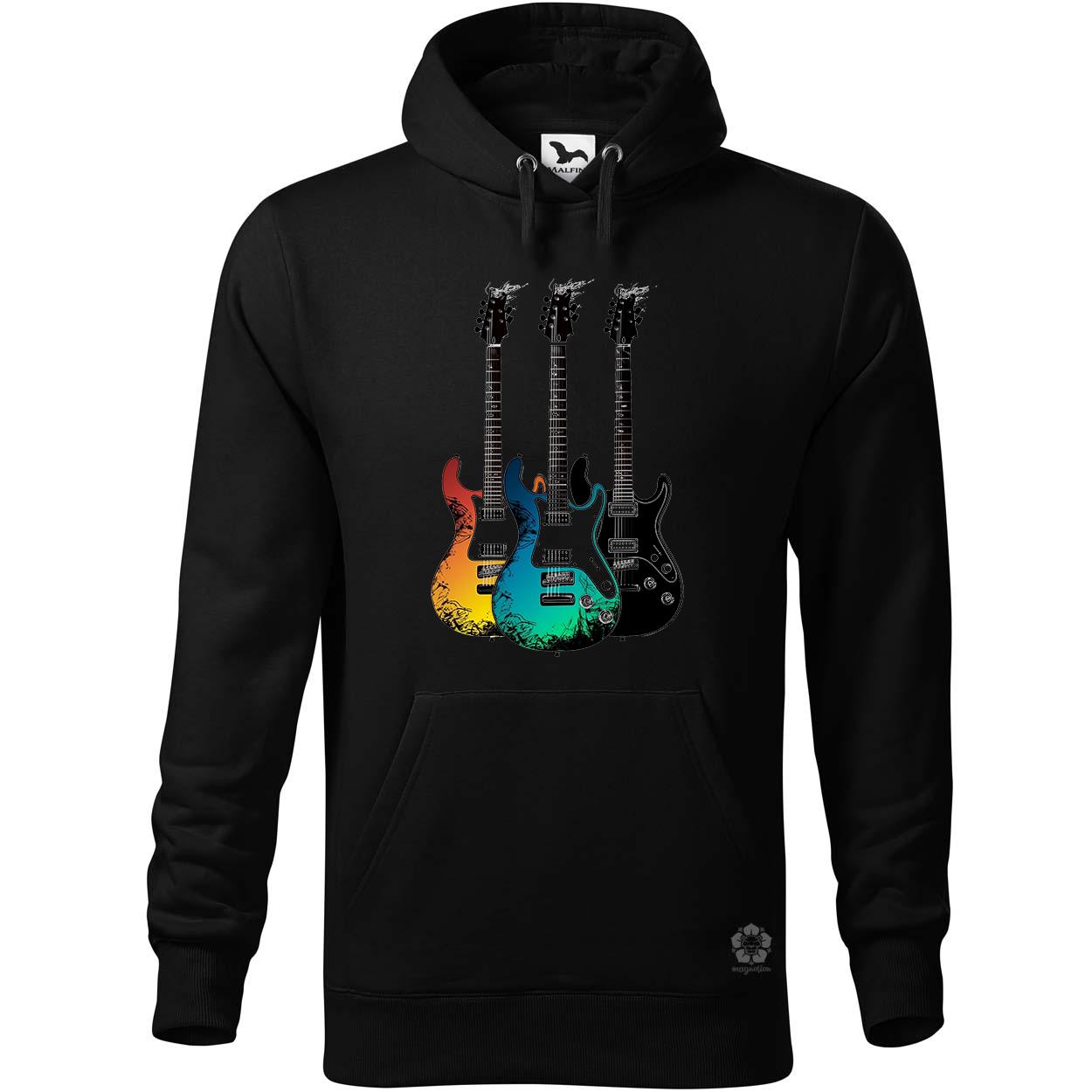 Elektronikus gitárok v2 egyedi  pulóver 