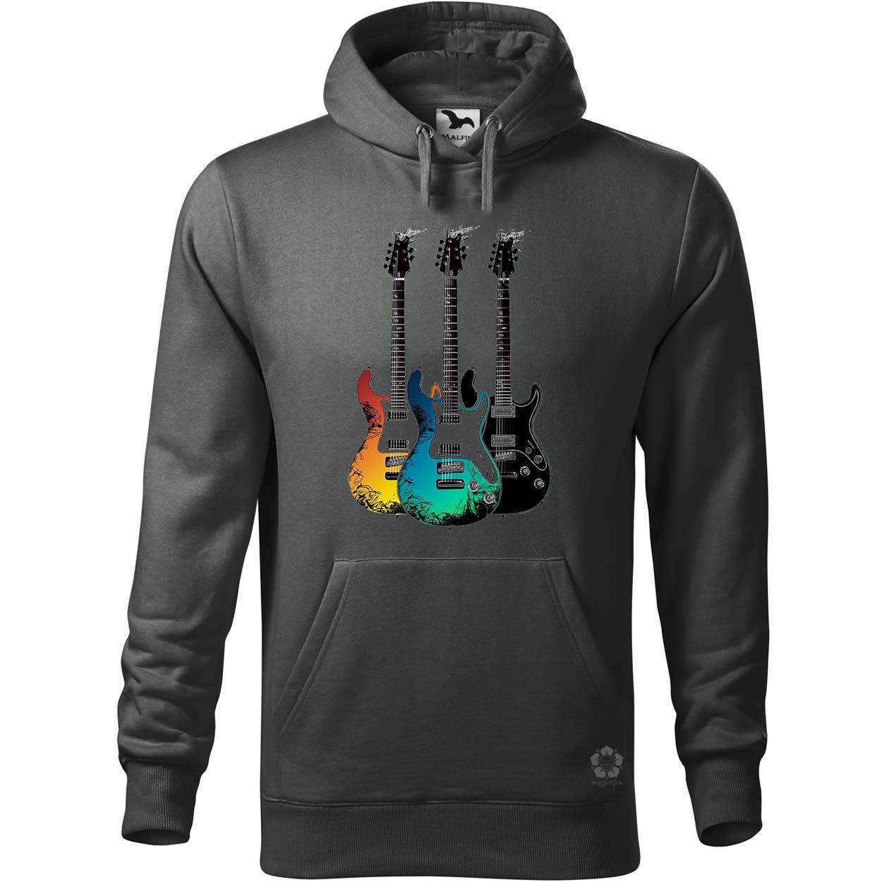 Elektronikus gitárok v2 egyedi  pulóver 