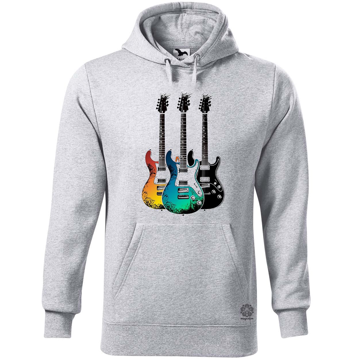 Elektronikus gitárok v2 egyedi  pulóver 