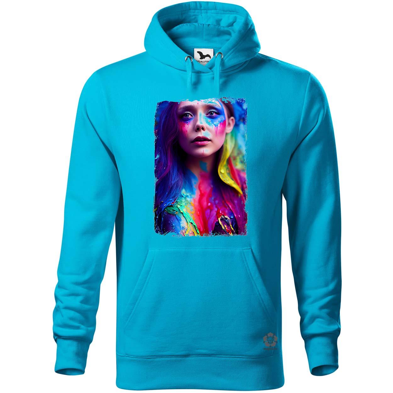 Folyékony színes bevonattal Elizabeth Olsen v1 egyedi  pulóver 