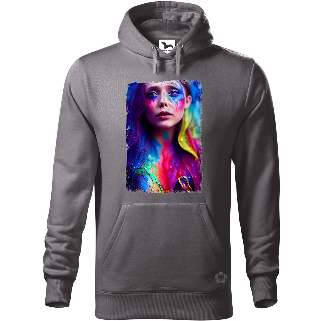 Folyékony színes bevonattal Elizabeth Olsen v1 egyedi  pulóver 