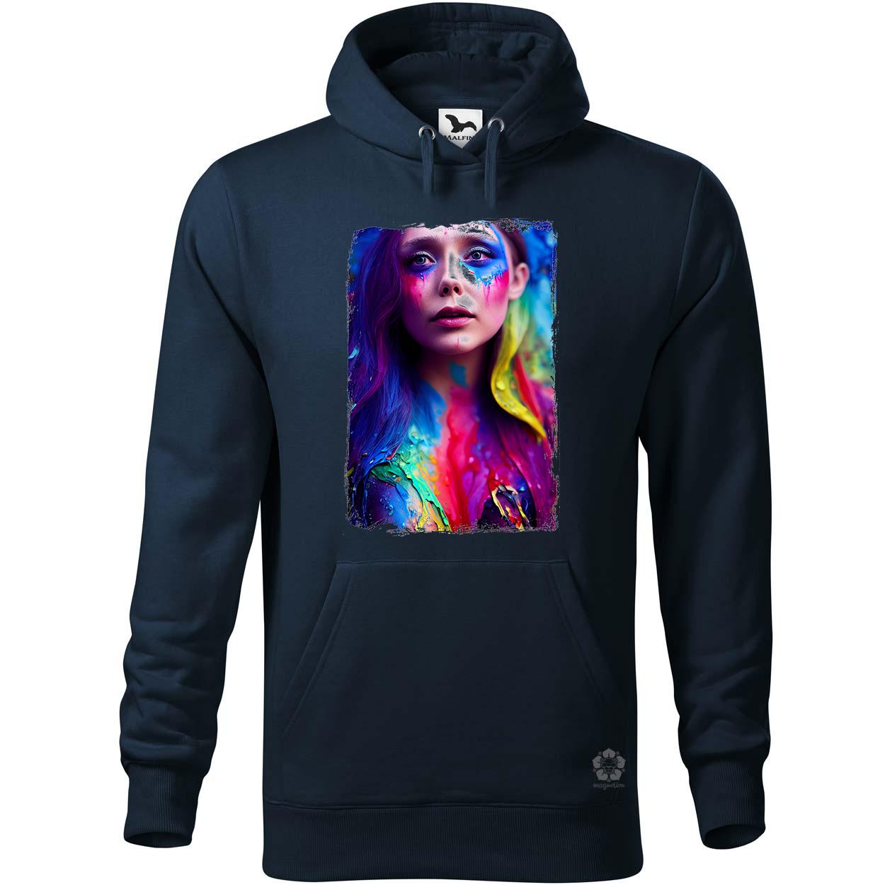 Folyékony színes bevonattal Elizabeth Olsen v1 egyedi  pulóver 