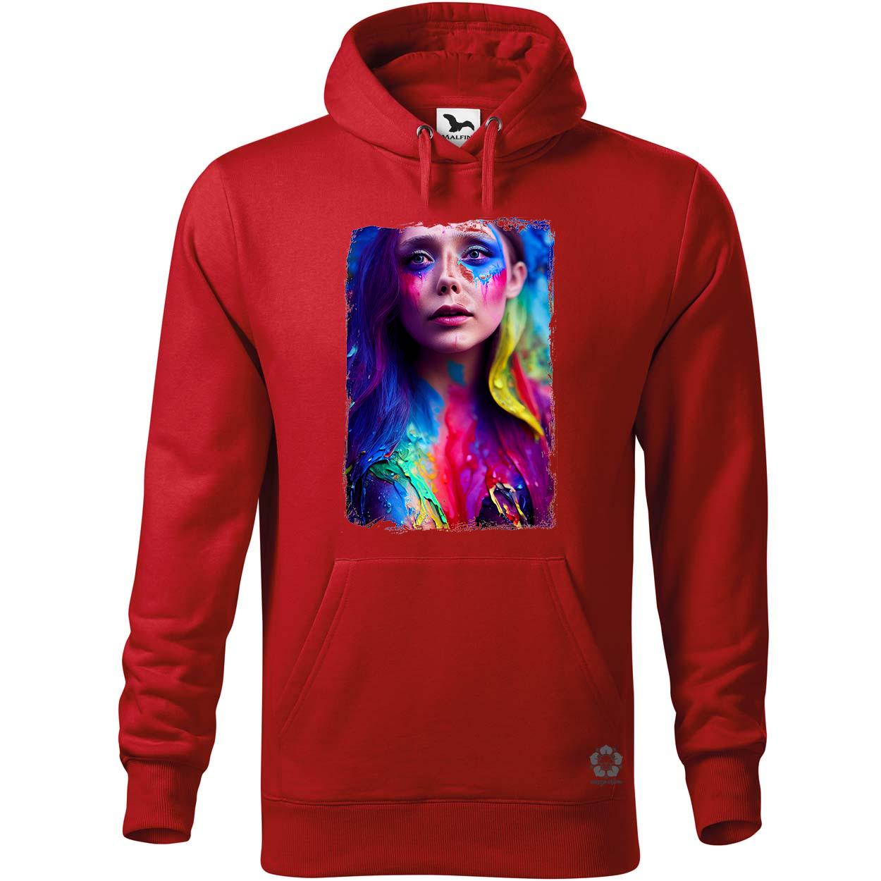 Folyékony színes bevonattal Elizabeth Olsen v1 egyedi  pulóver 