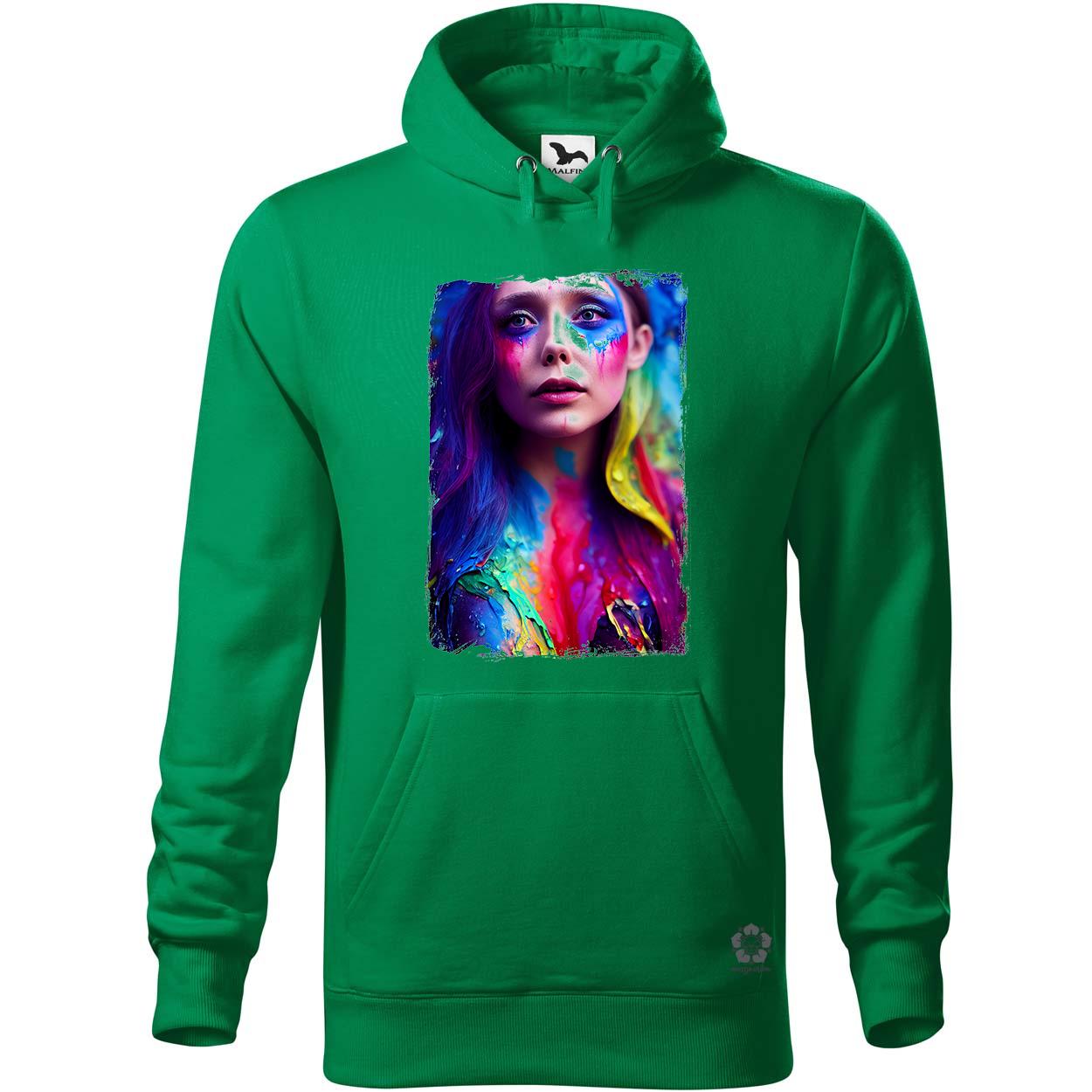 Folyékony színes bevonattal Elizabeth Olsen v1 egyedi  pulóver 