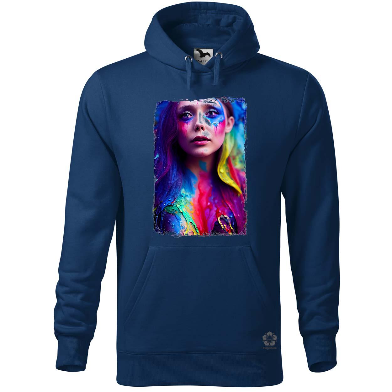 Folyékony színes bevonattal Elizabeth Olsen v1 egyedi  pulóver 