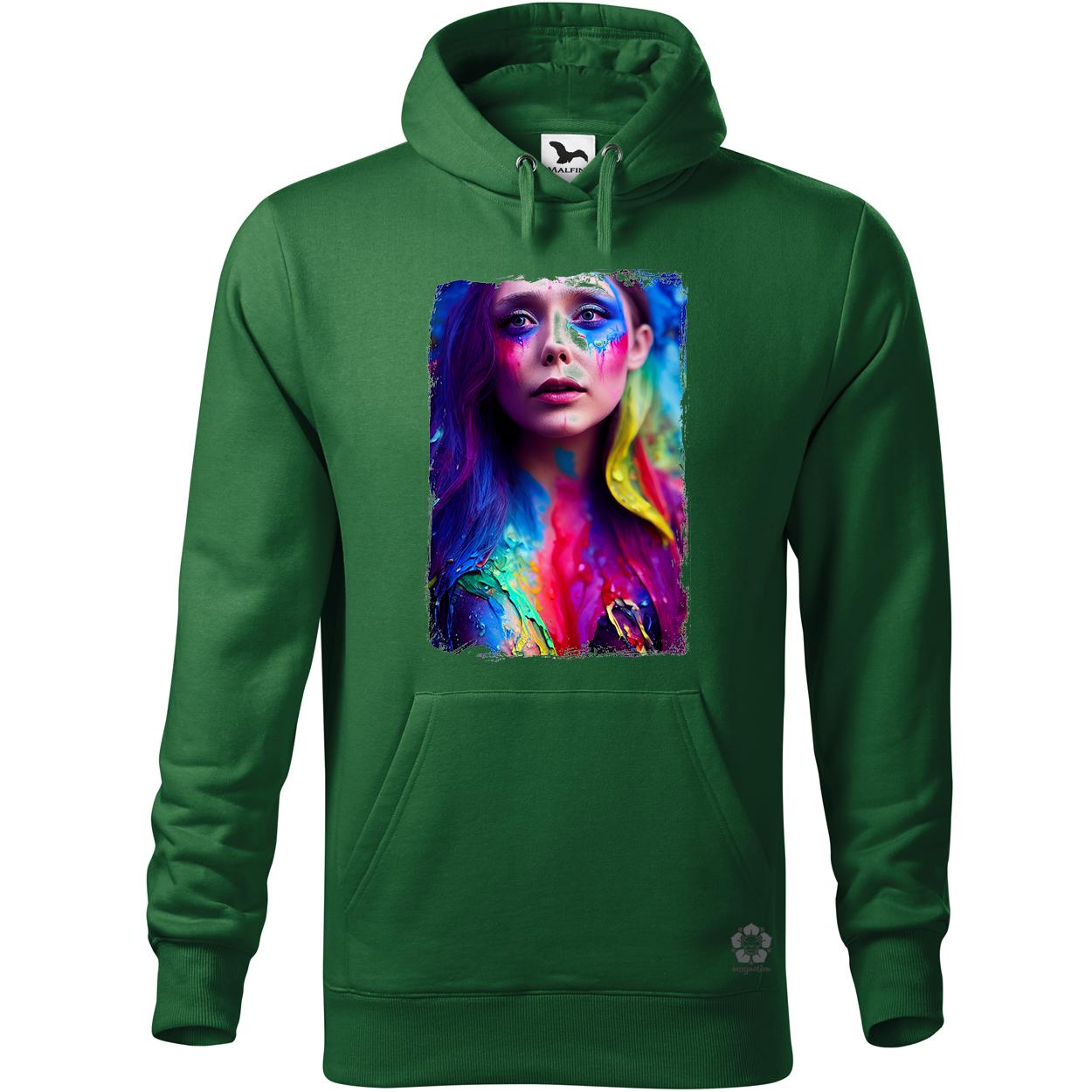 Folyékony színes bevonattal Elizabeth Olsen v1 egyedi  pulóver 