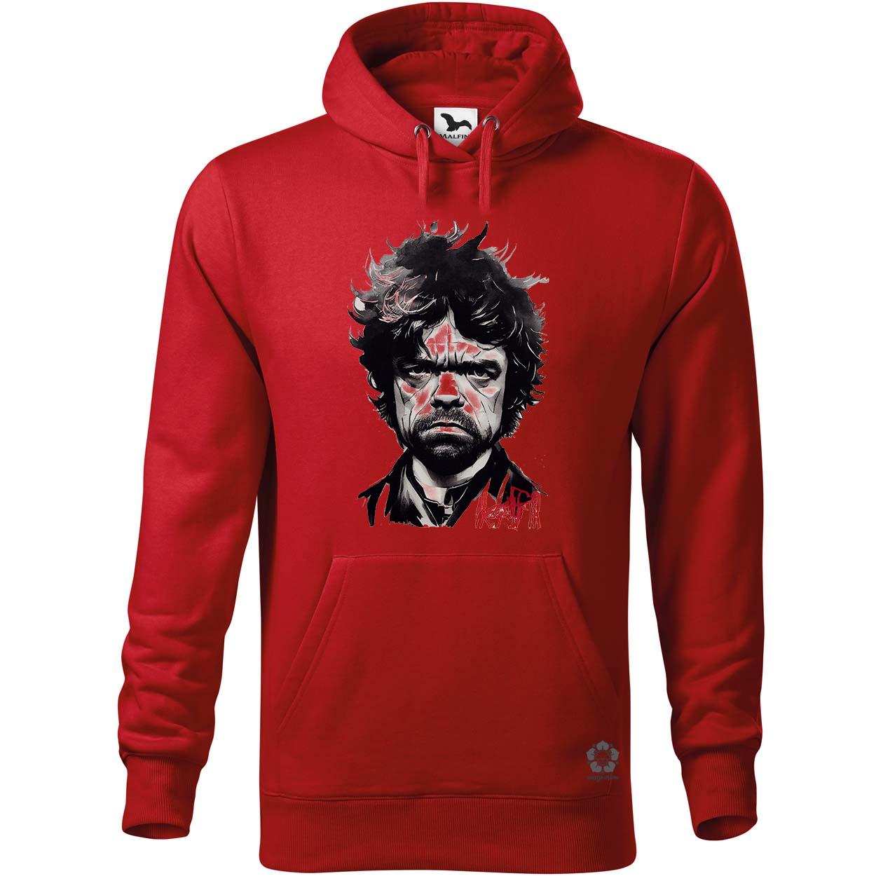 Fekete-piros Tyrion rajz v1 egyedi  pulóver 