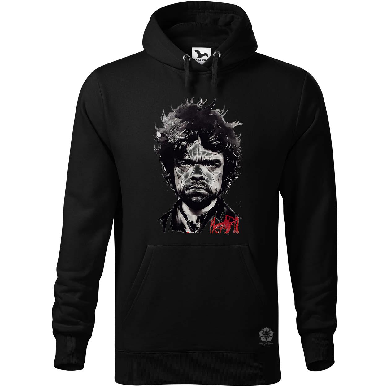Fekete-piros Tyrion rajz v1 egyedi  pulóver 