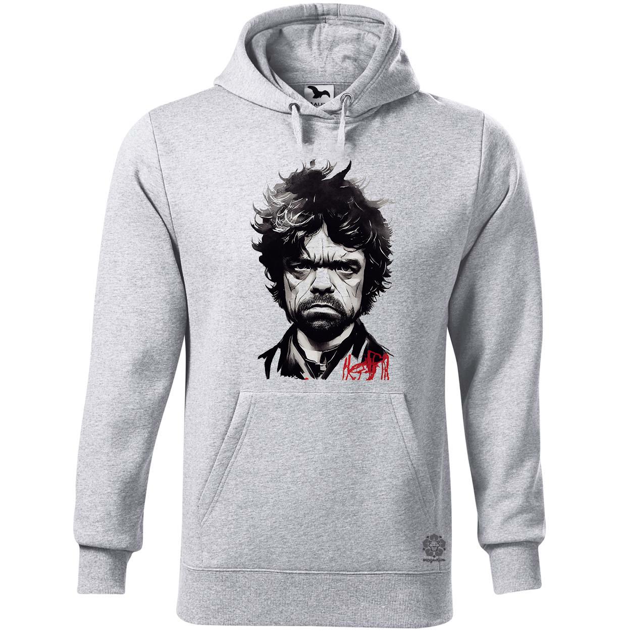 Fekete-piros Tyrion rajz v1 egyedi  pulóver 