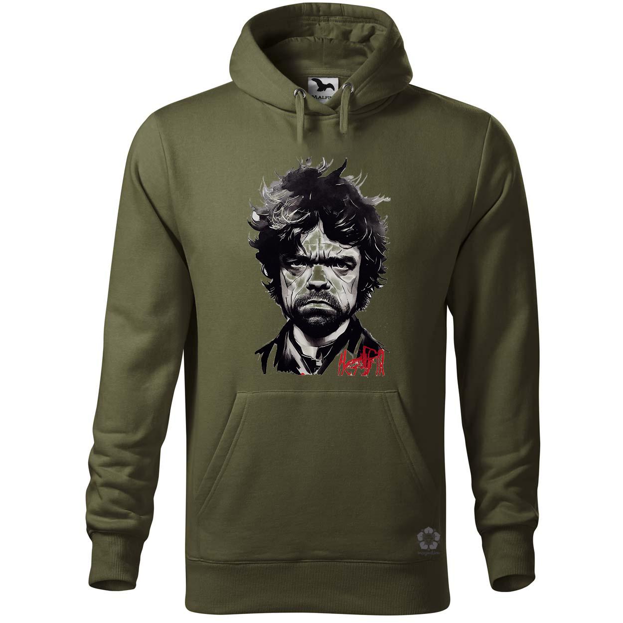 Fekete-piros Tyrion rajz v1 egyedi  pulóver 