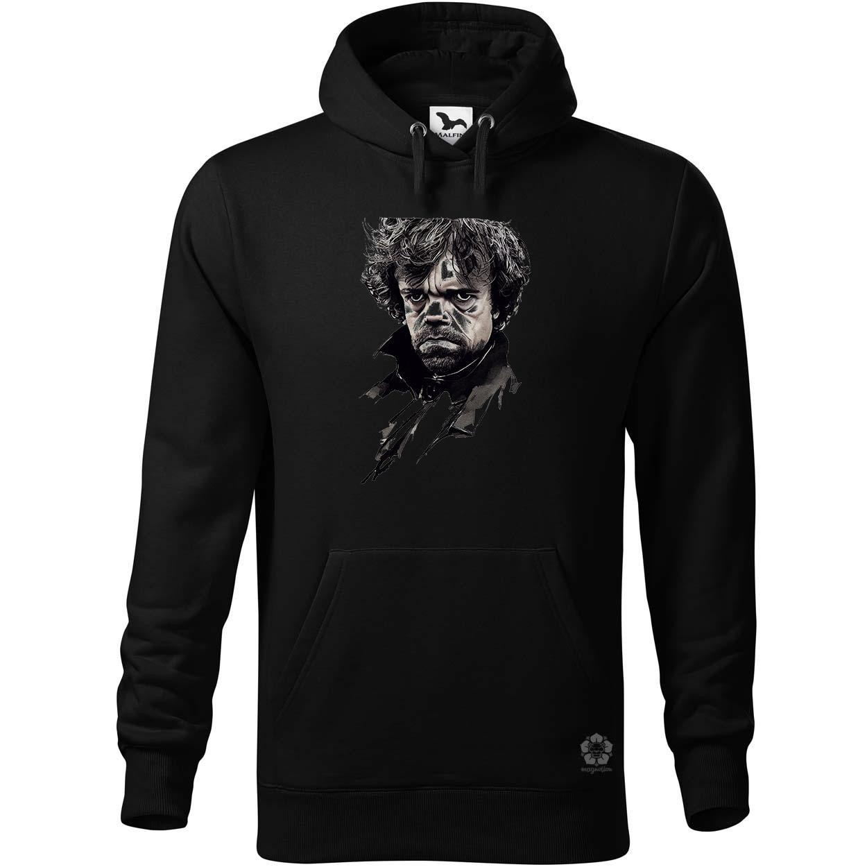 Fekete-piros Tyrion rajz v2 egyedi  pulóver 