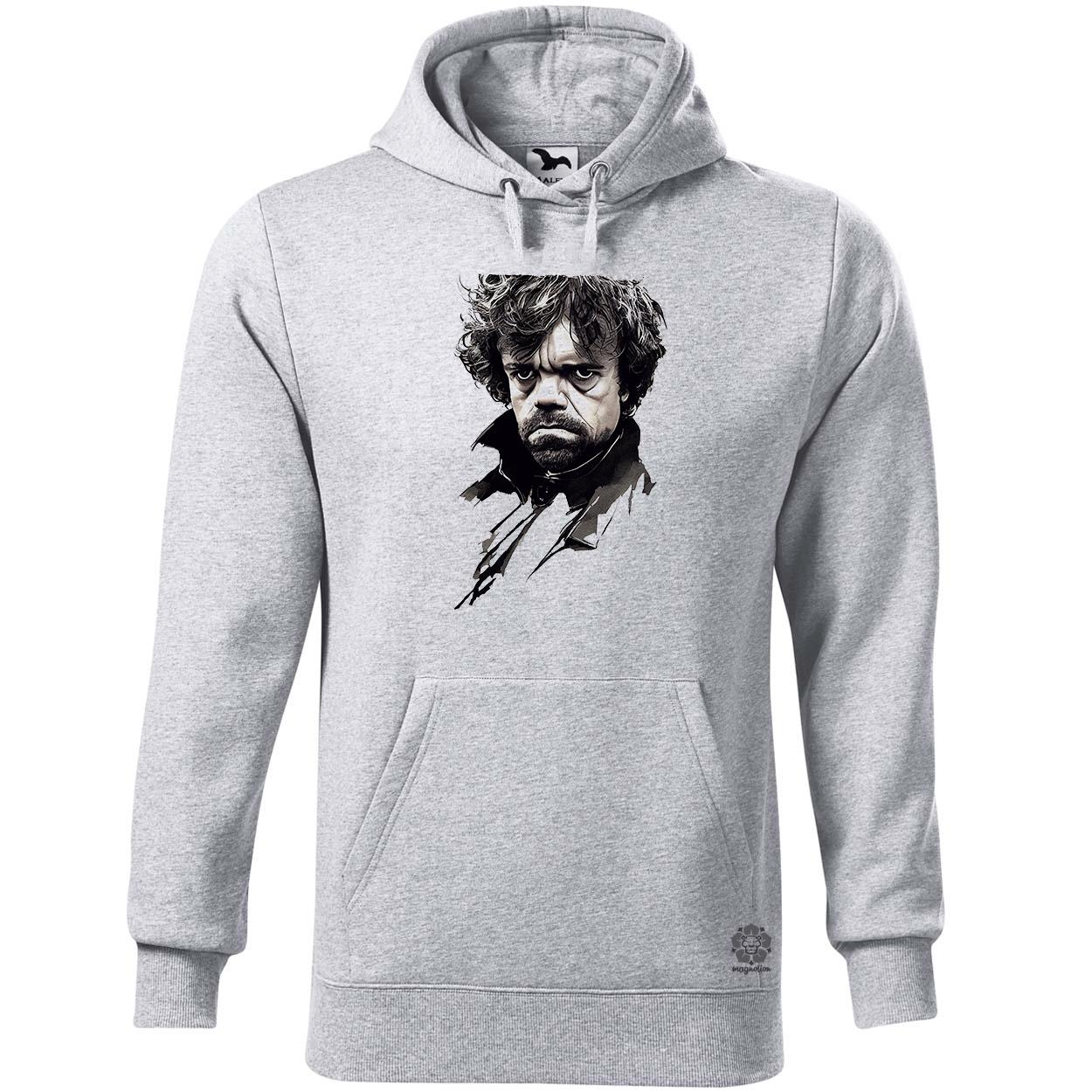 Fekete-piros Tyrion rajz v2 egyedi  pulóver 