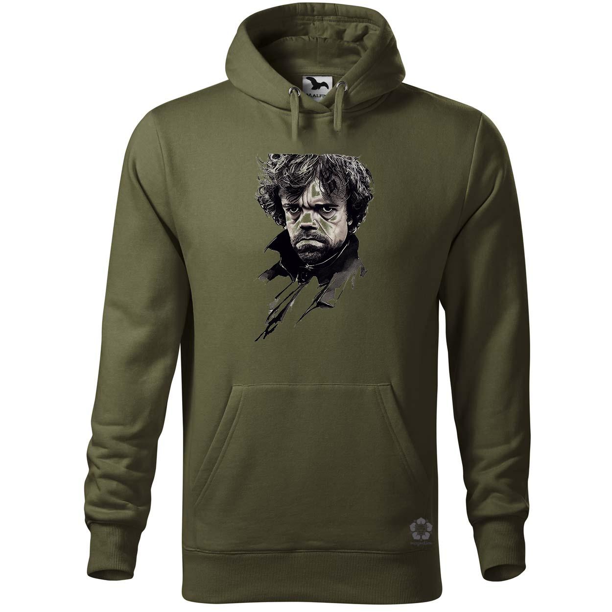 Fekete-piros Tyrion rajz v2 egyedi  pulóver 