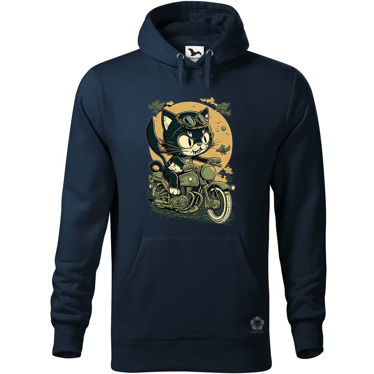 Félix a macska motorozik v1 egyedi  pulóver 