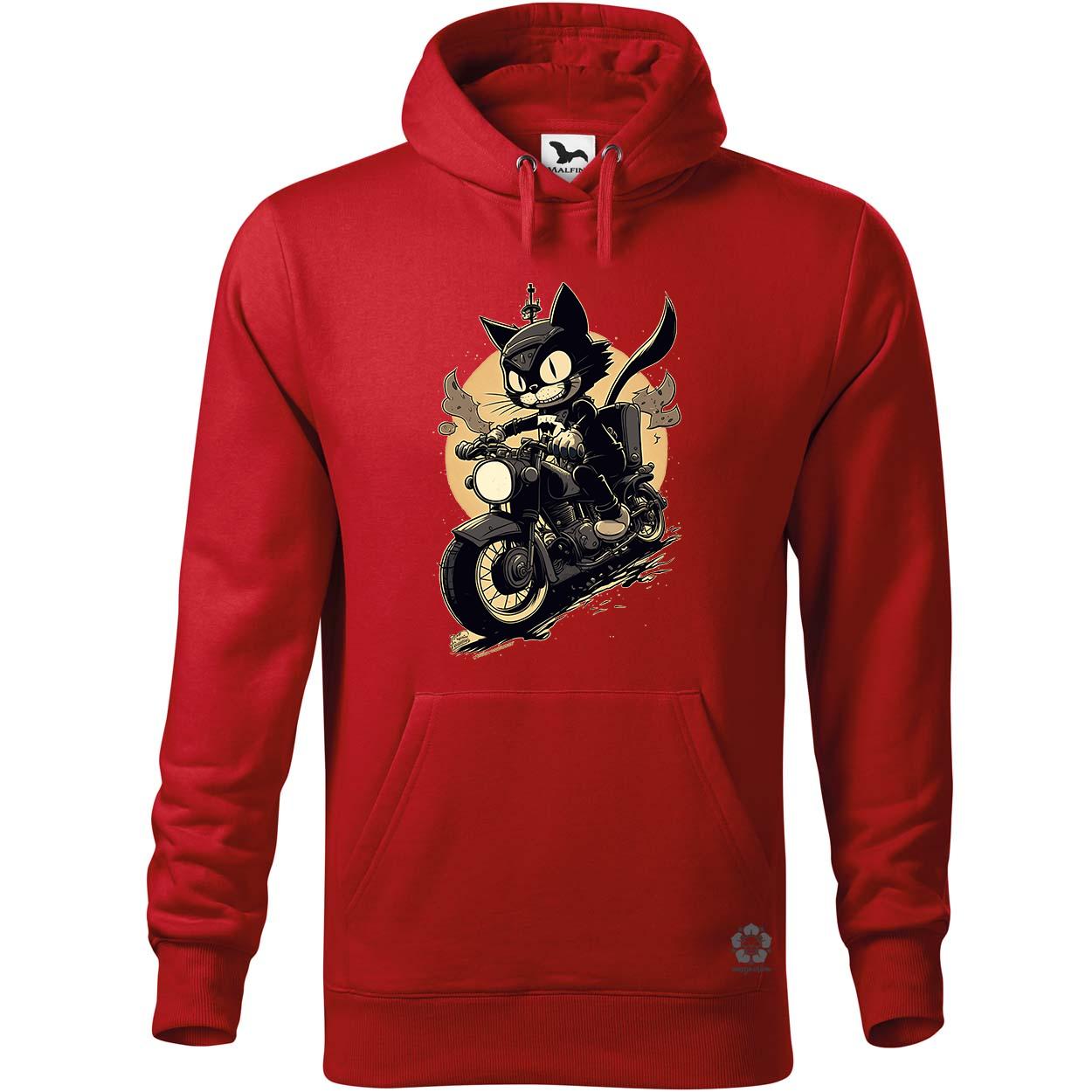 Félix a macska motorozik v2 egyedi  pulóver 