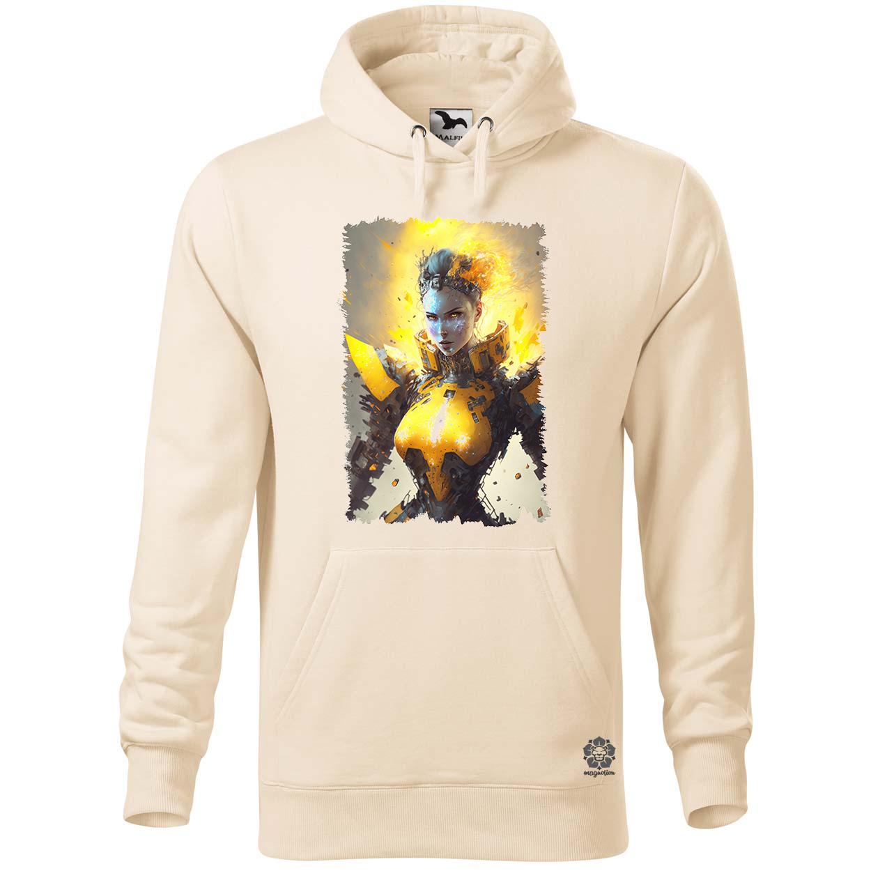 Felrobbanó nő cyberpunk kiborg v2 egyedi  pulóver 