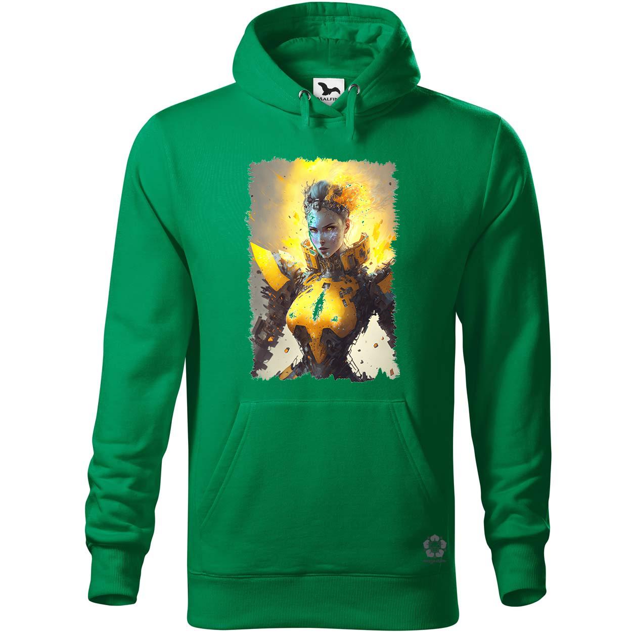 Felrobbanó nő cyberpunk kiborg v2 egyedi  pulóver 