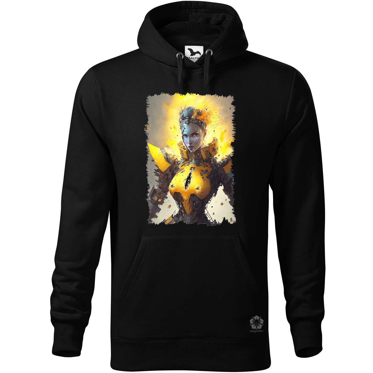 Felrobbanó nő cyberpunk kiborg v2 egyedi  pulóver 