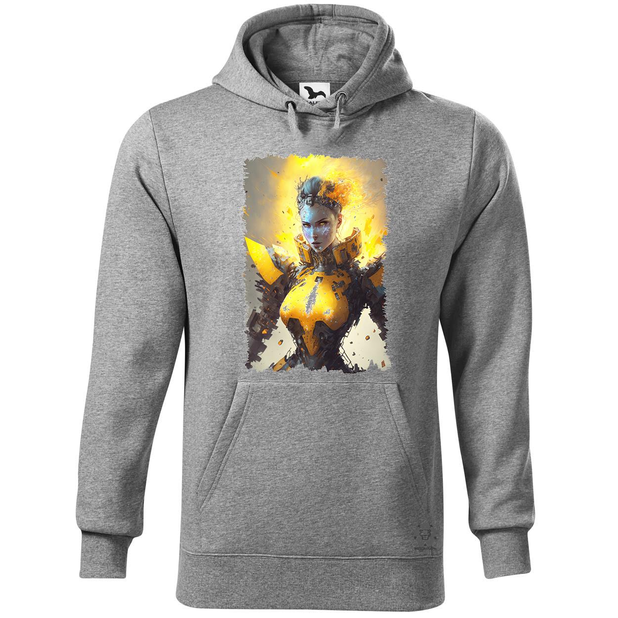 Felrobbanó nő cyberpunk kiborg v2 egyedi  pulóver 
