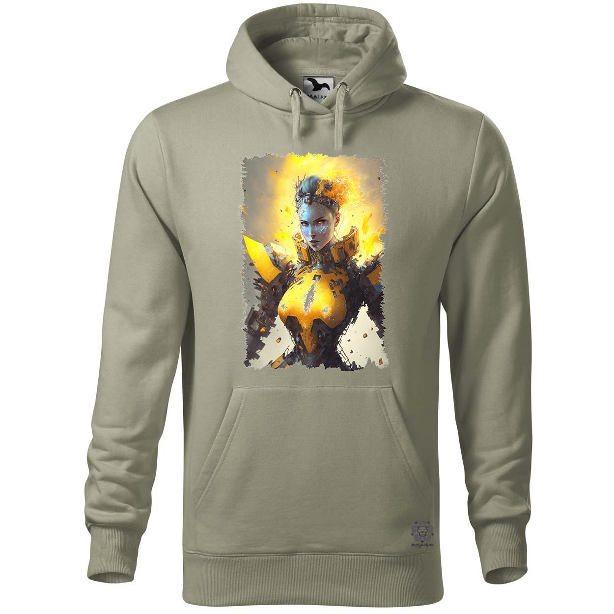 Felrobbanó nő cyberpunk kiborg v2 egyedi  pulóver 