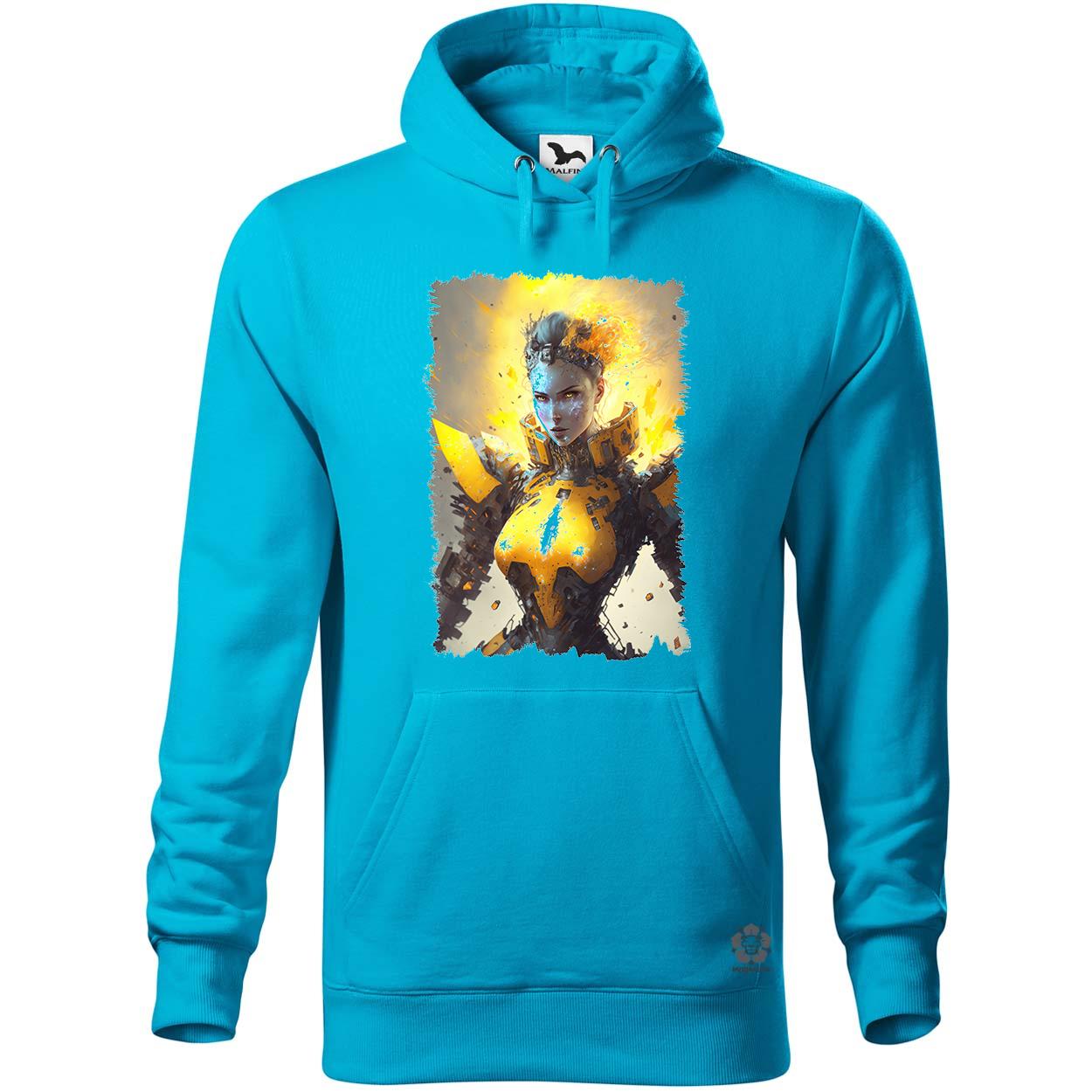 Felrobbanó nő cyberpunk kiborg v2 egyedi  pulóver 