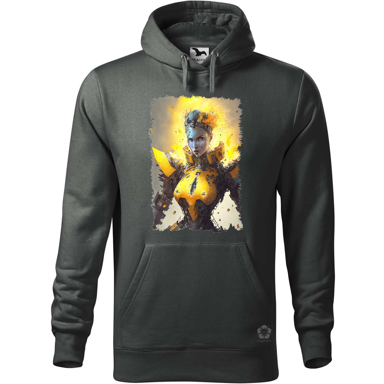 Felrobbanó nő cyberpunk kiborg v2 egyedi  pulóver 
