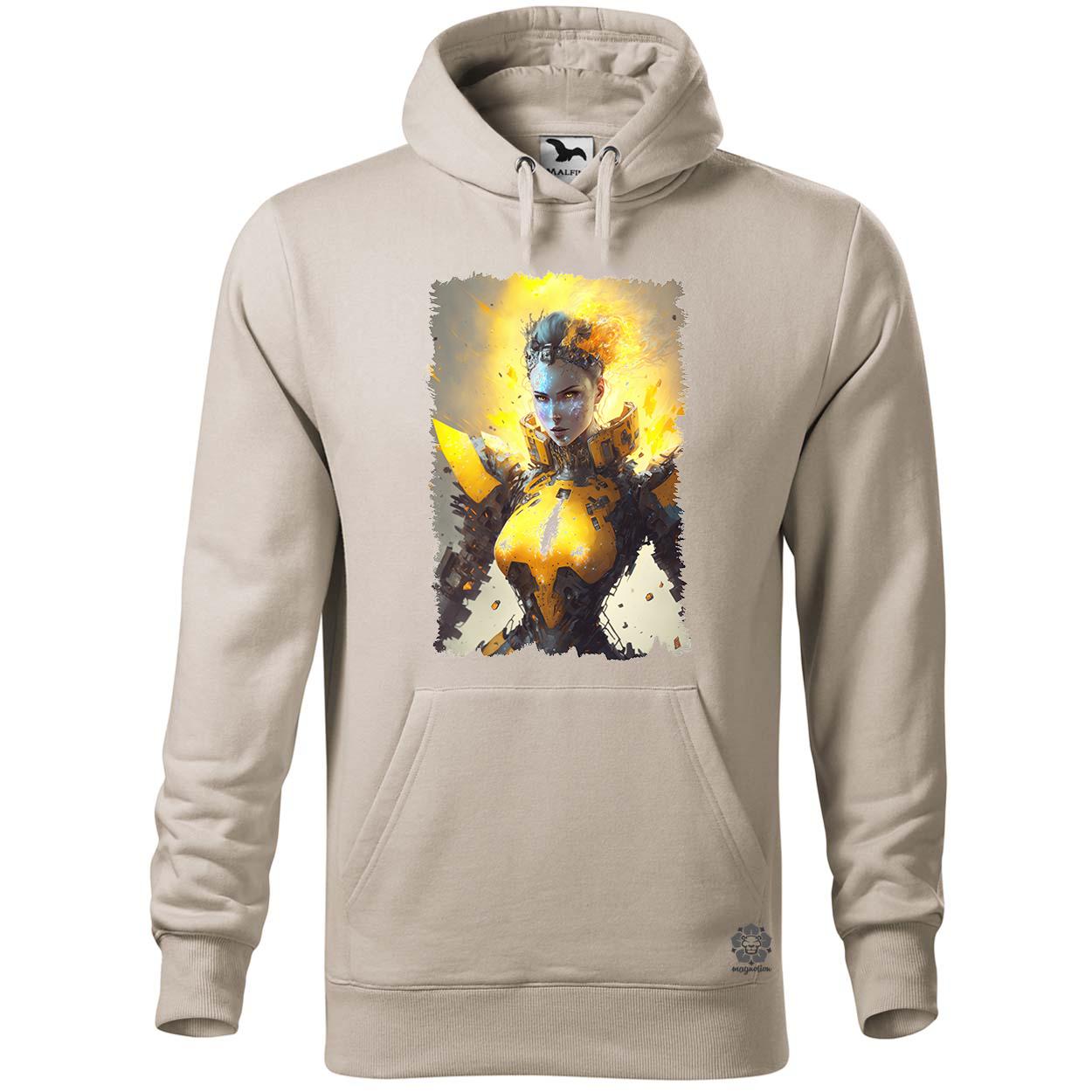 Felrobbanó nő cyberpunk kiborg v2 egyedi  pulóver 