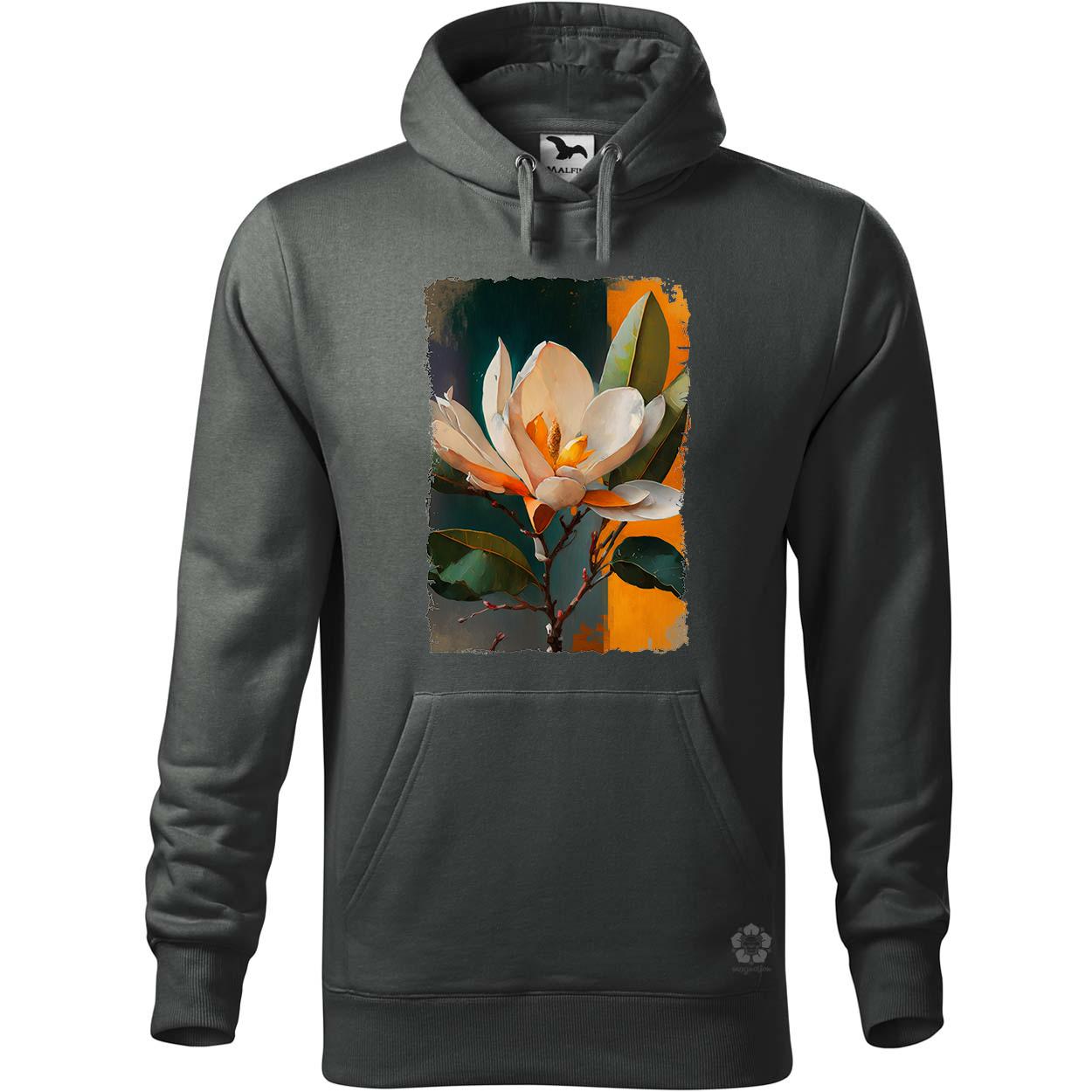 Festett magnolia v2 egyedi  pulóver 