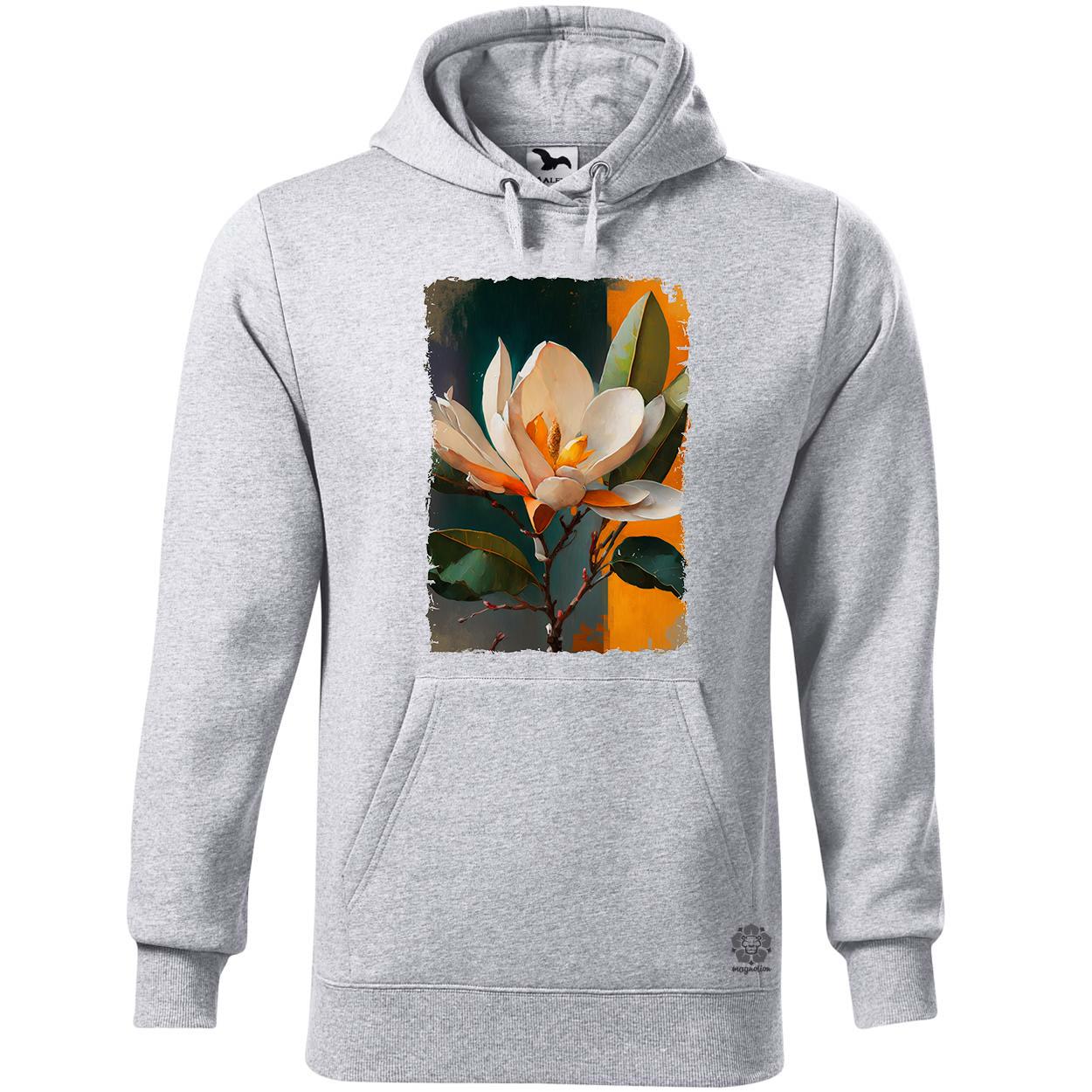 Festett magnolia v2 egyedi  pulóver 