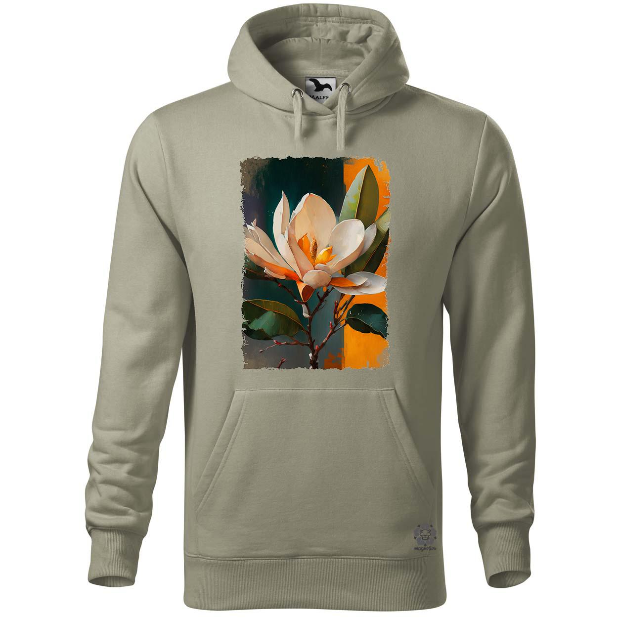 Festett magnolia v2 egyedi  pulóver 