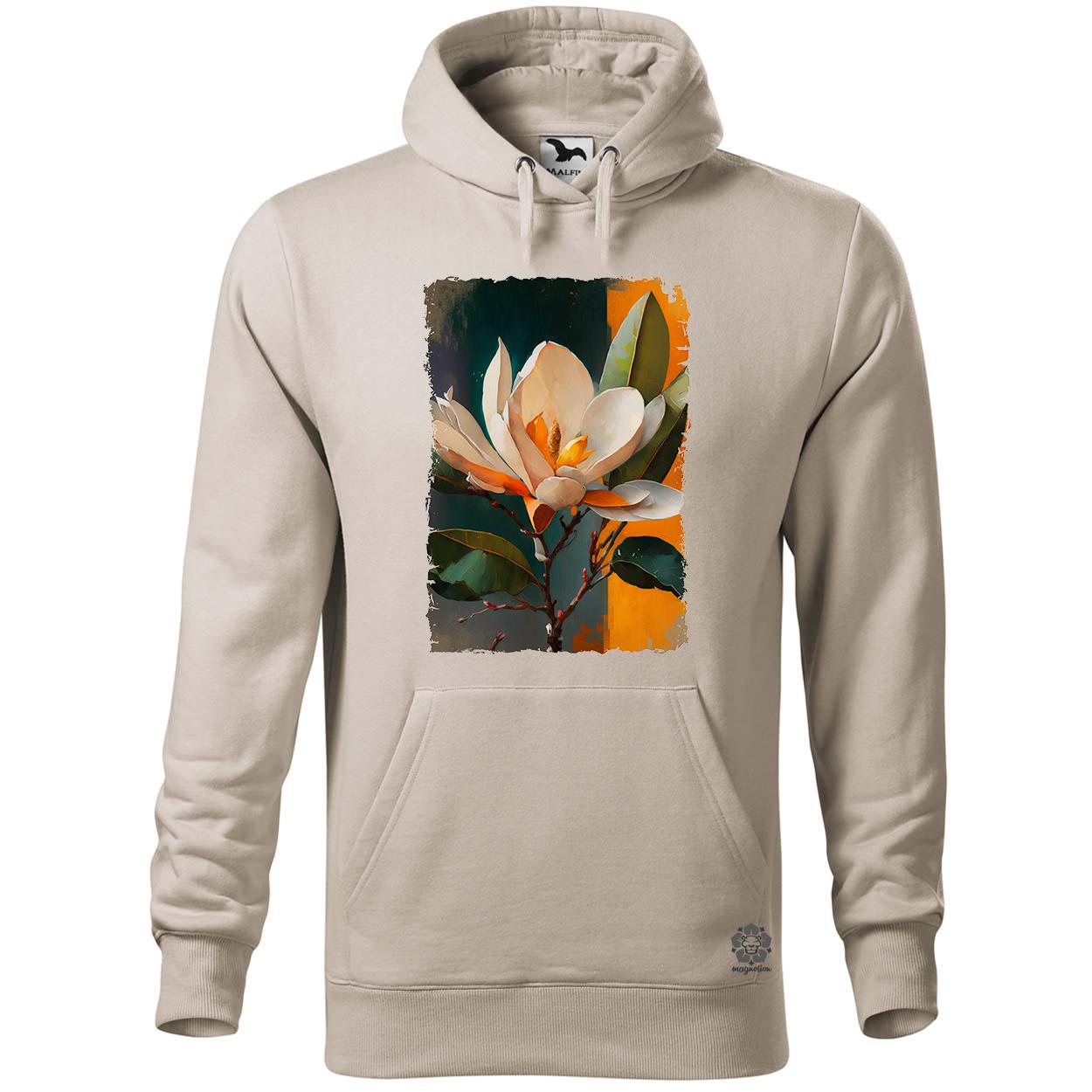 Festett magnolia v2 egyedi  pulóver 
