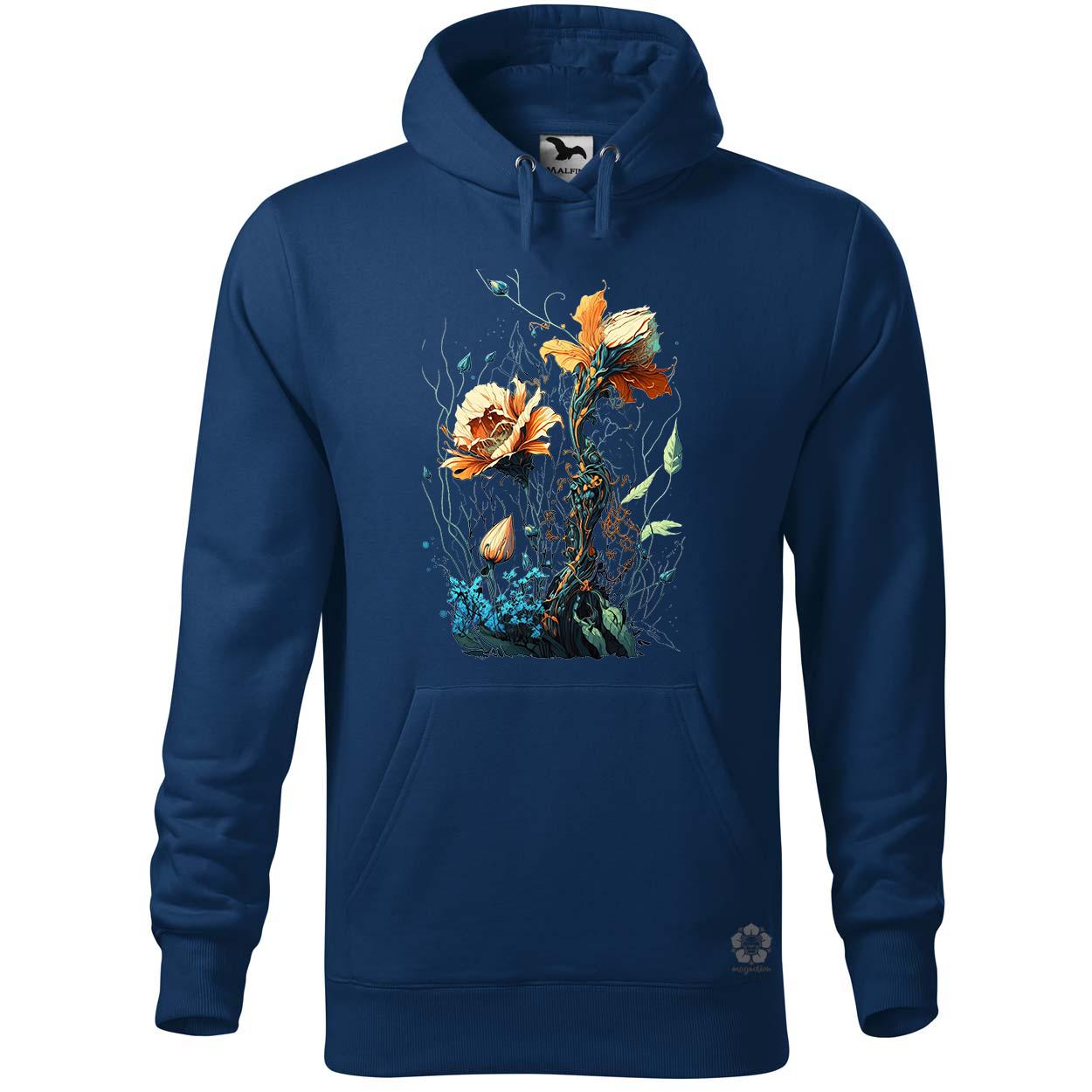Festett magnolia v3 egyedi  pulóver 