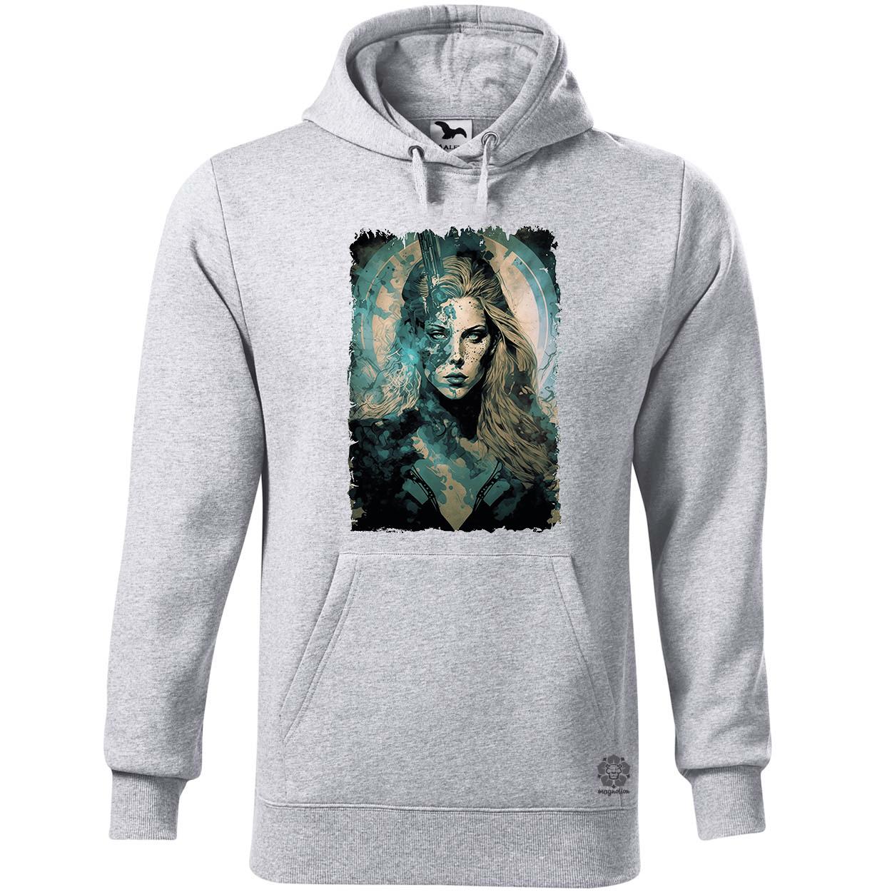 Katheryn Winnick füstben fanart v1 egyedi  pulóver 
