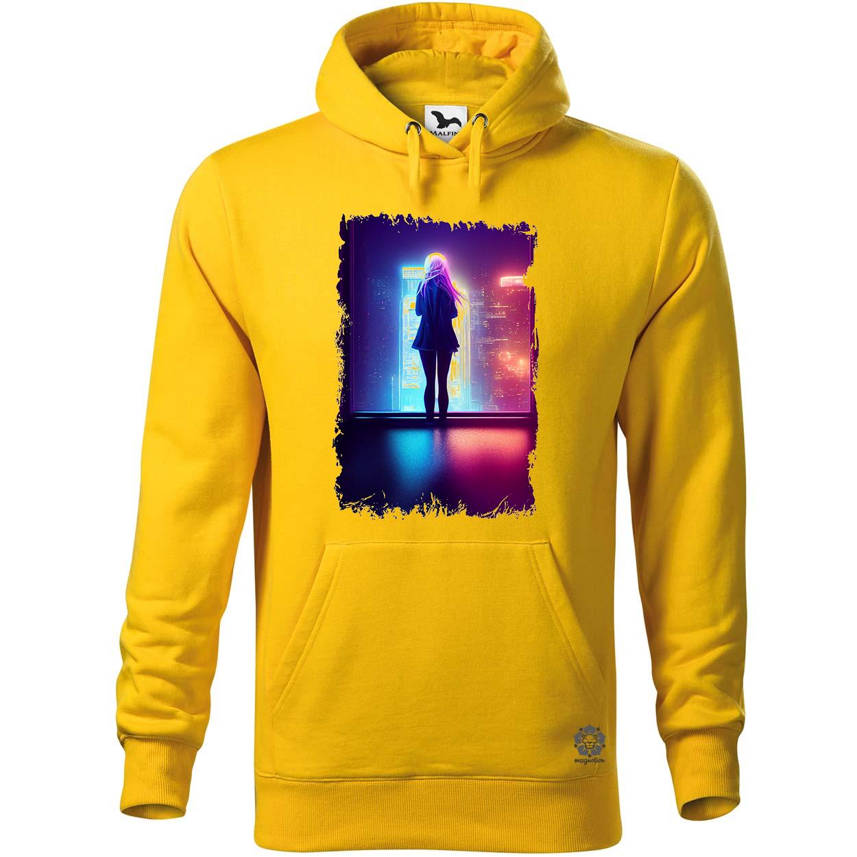 Lány egyedül a neon szobában v1 egyedi  pulóver 