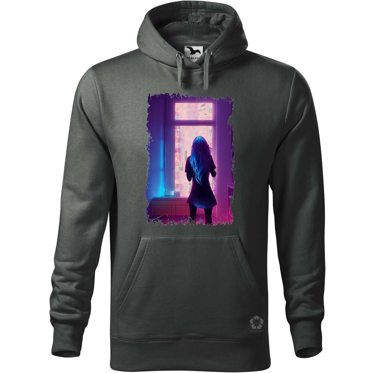 Lány egyedül a neon szobában v4 egyedi  pulóver 