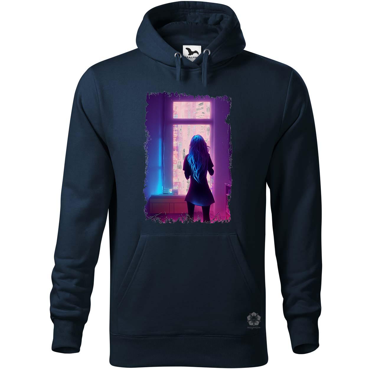 Lány egyedül a neon szobában v4 egyedi  pulóver 