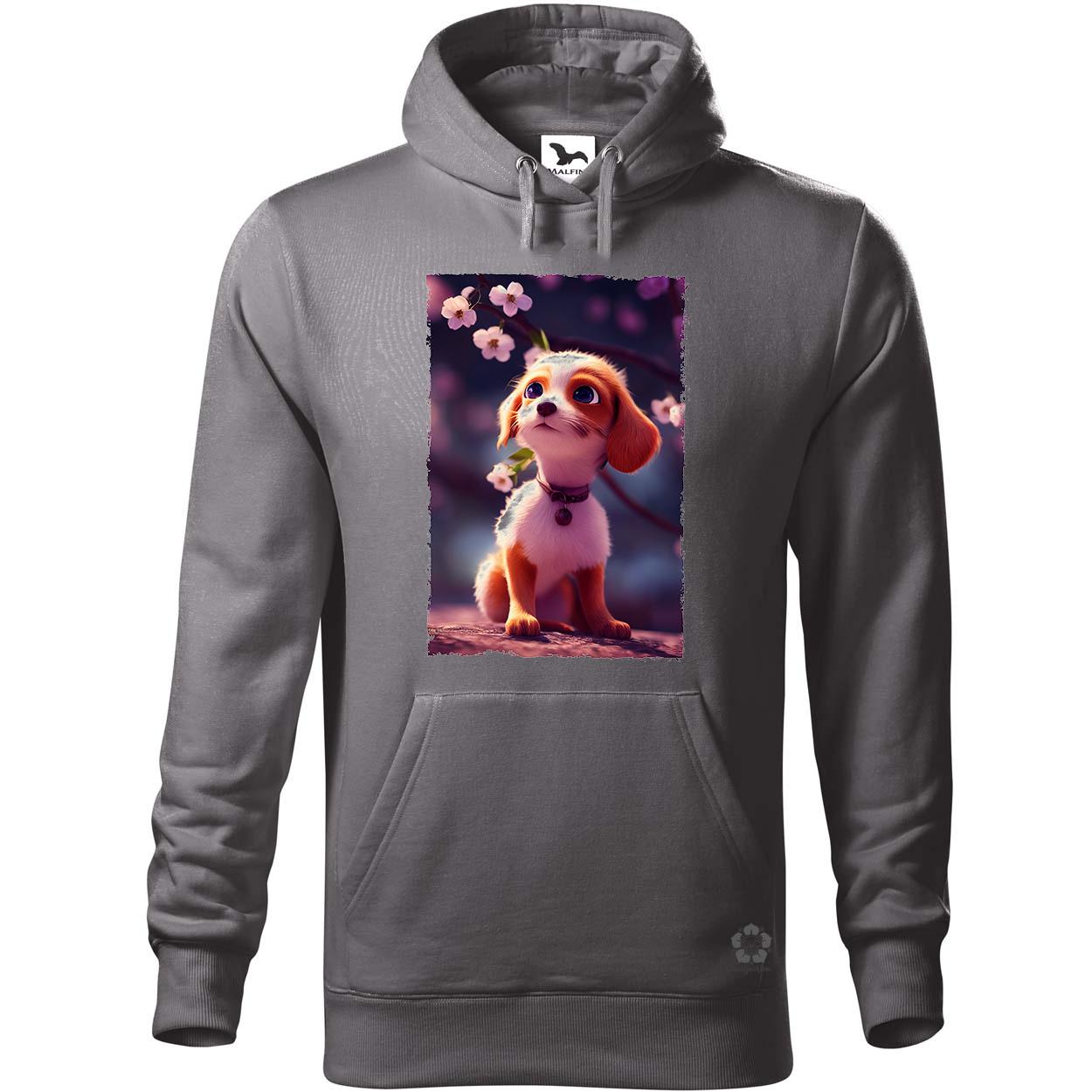 Boldog apró aranyos kutya v1 egyedi  pulóver 