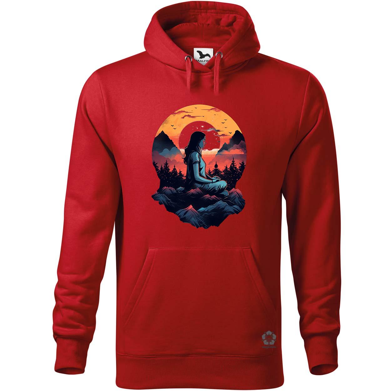Hegyen meditálás v2 egyedi  pulóver 