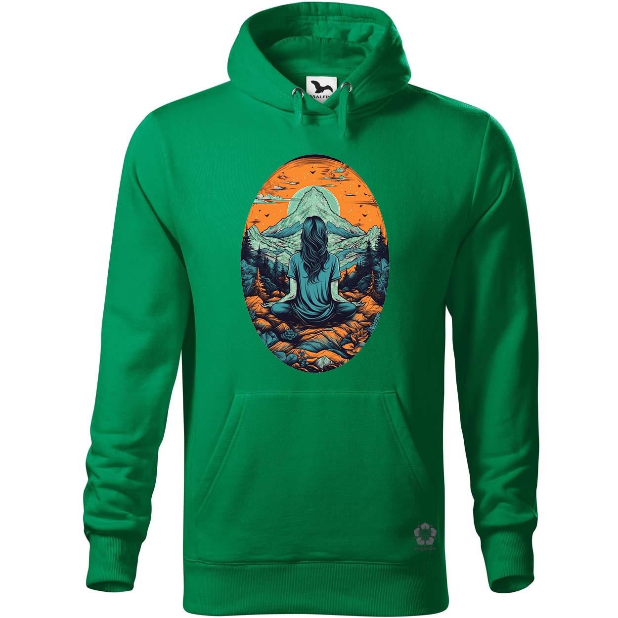 Hegyen meditálás v3 egyedi  pulóver 