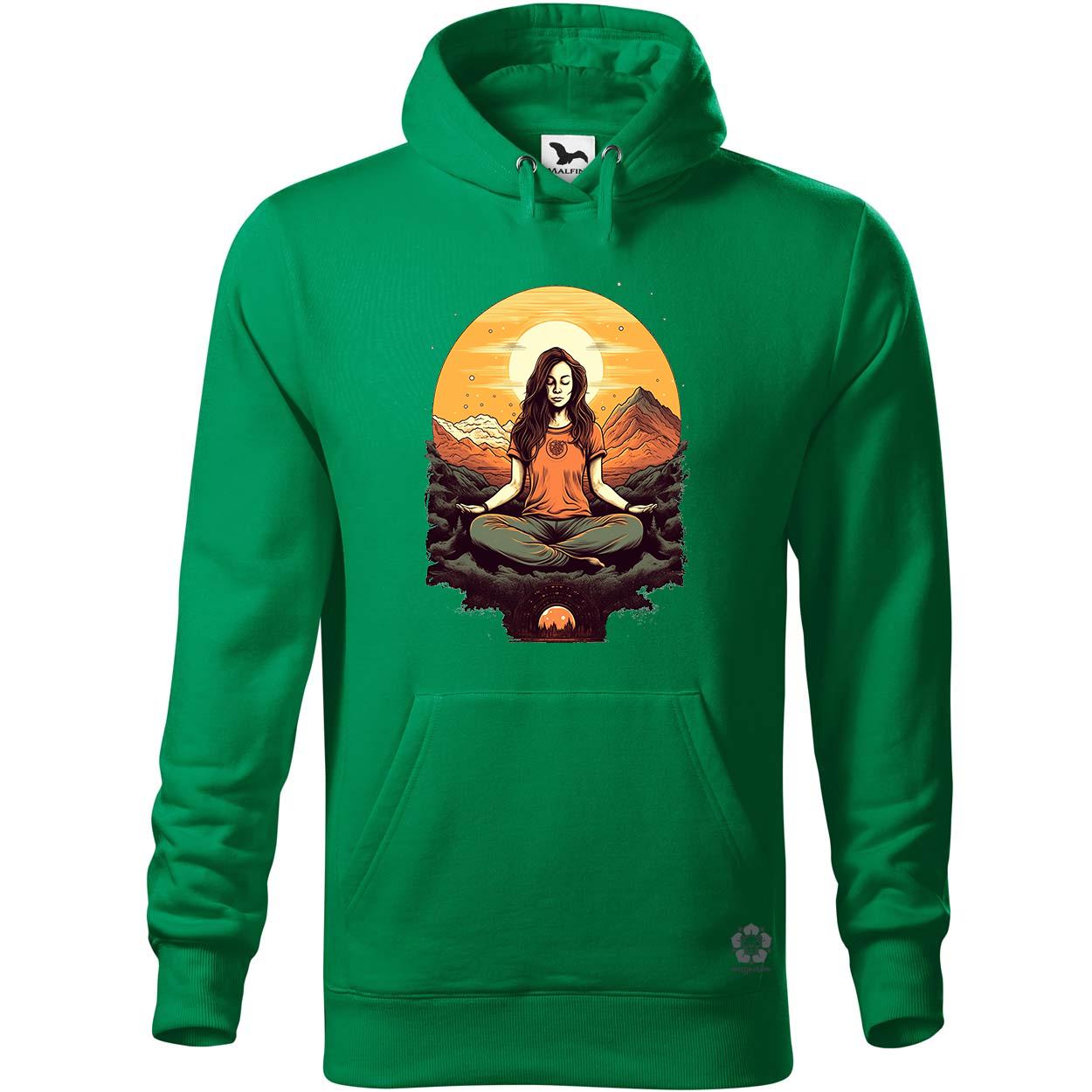 Hegyen meditálás v4 egyedi  pulóver 