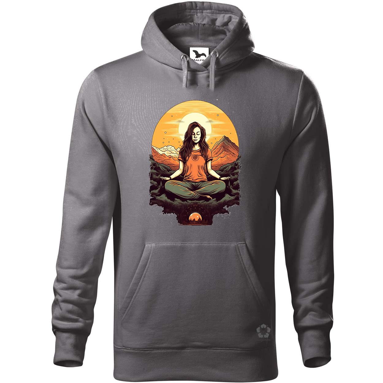 Hegyen meditálás v4 egyedi  pulóver 