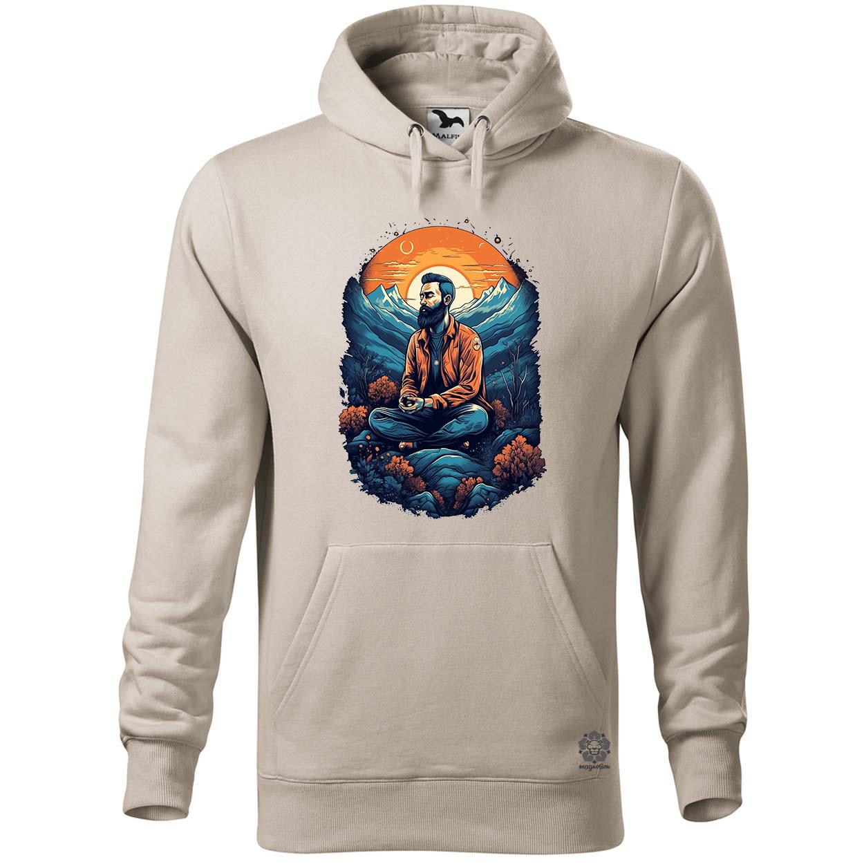 Hegyen meditálás v5 egyedi  pulóver 