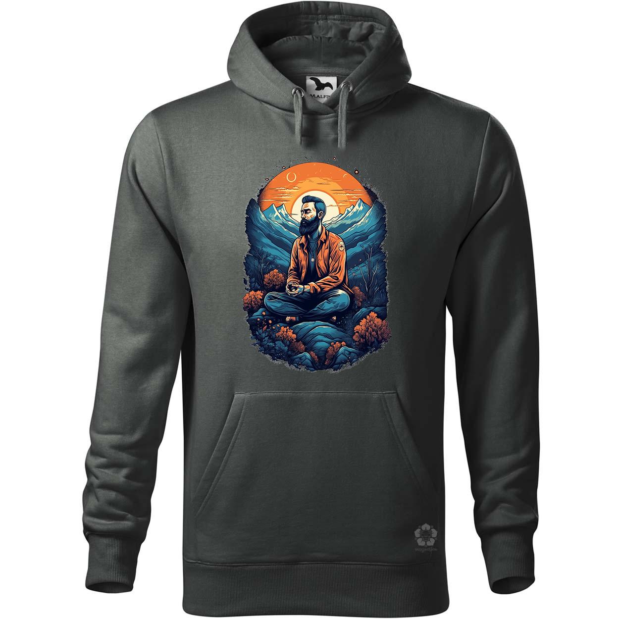 Hegyen meditálás v5 egyedi  pulóver 