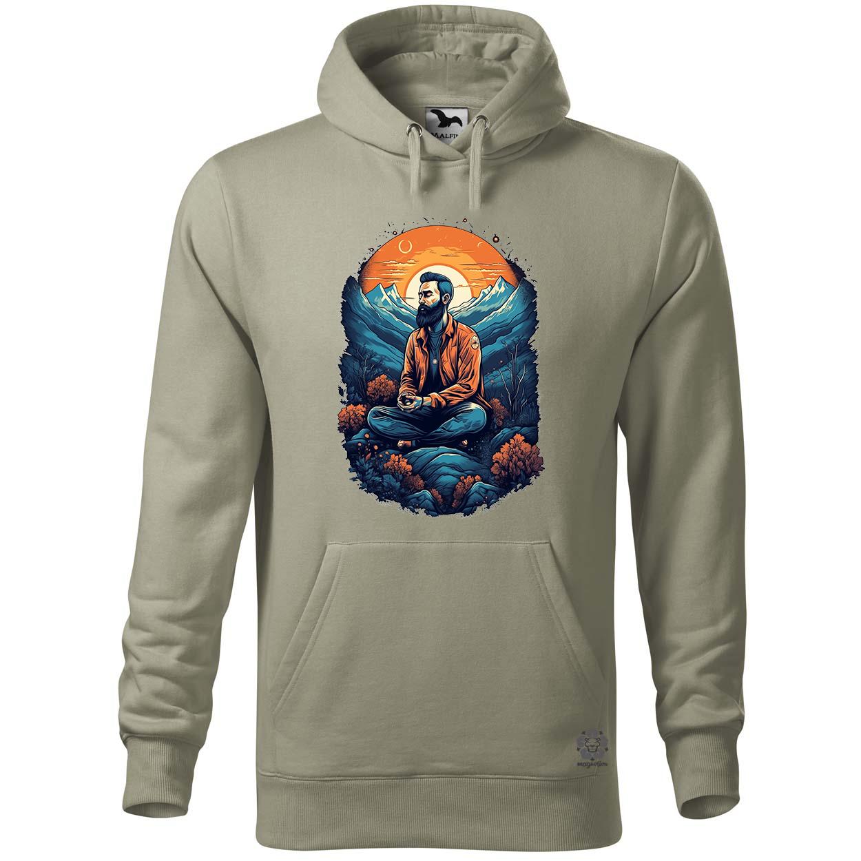 Hegyen meditálás v5 egyedi  pulóver 