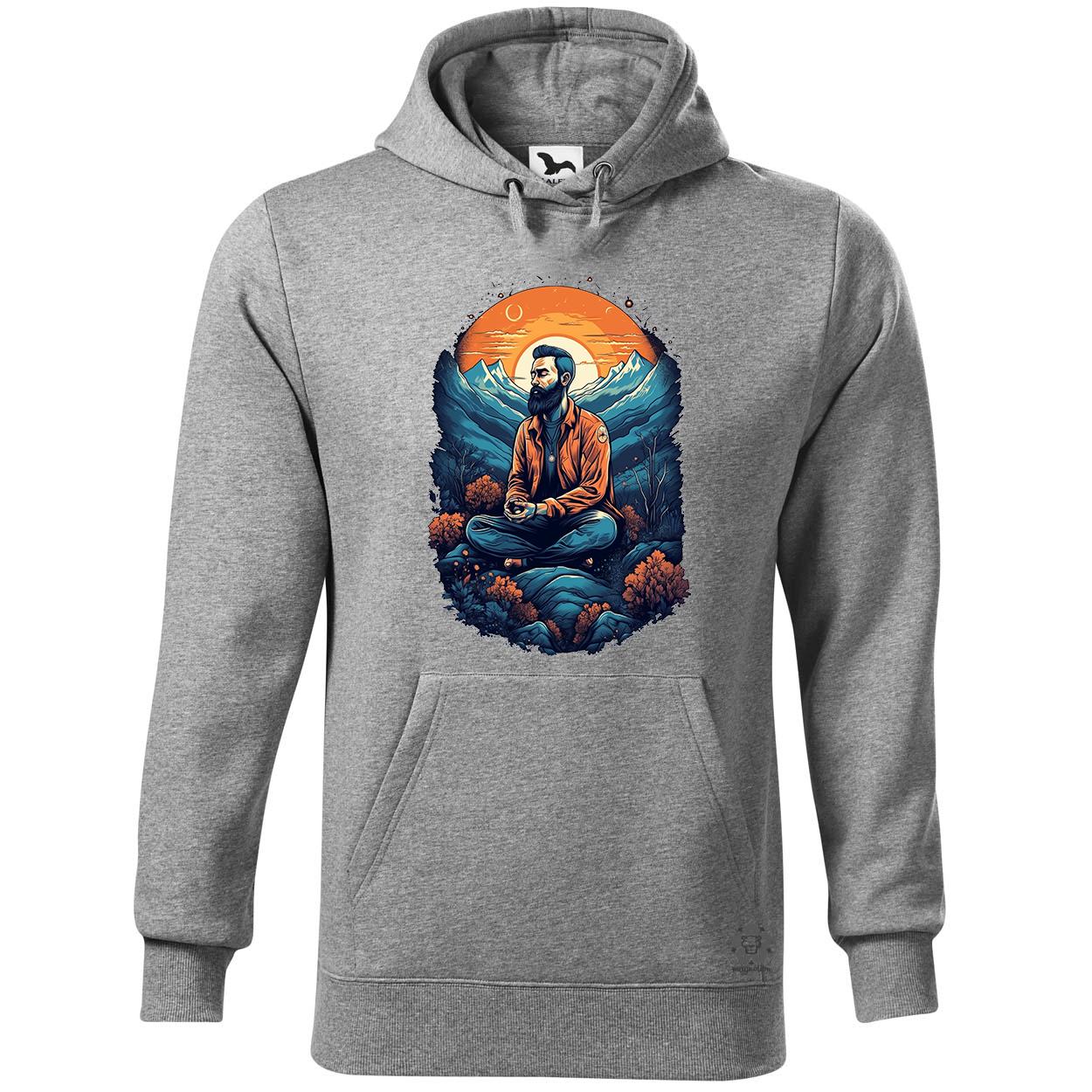 Hegyen meditálás v5 egyedi  pulóver 