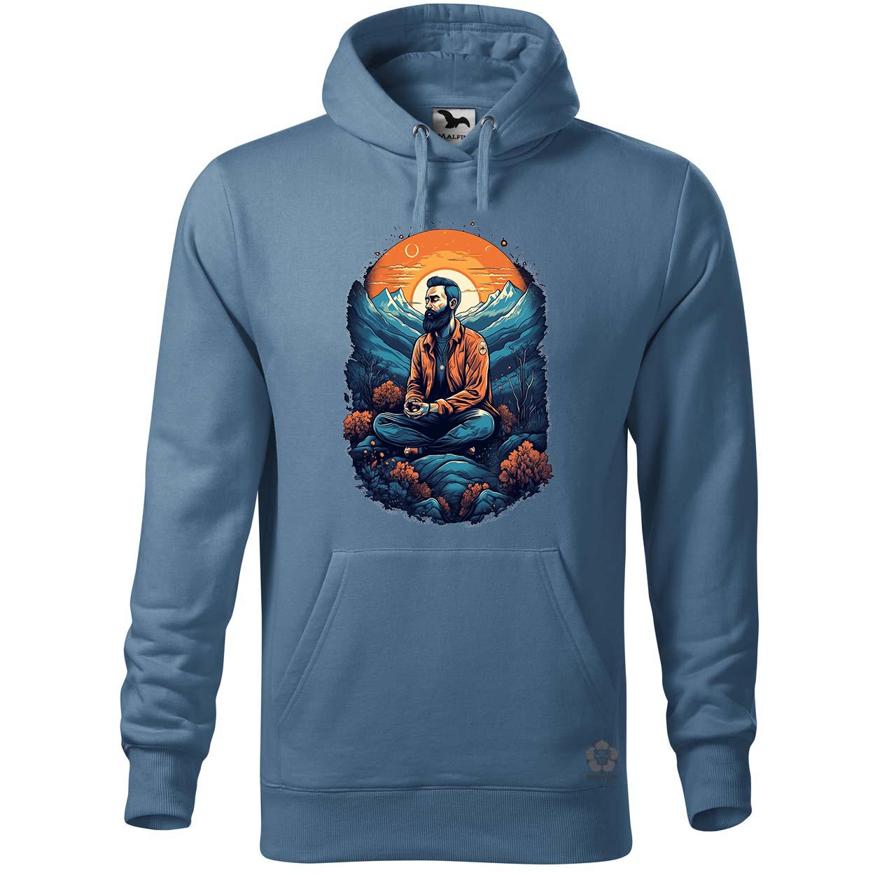 Hegyen meditálás v5 egyedi  pulóver 