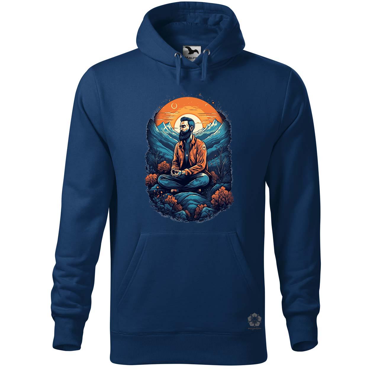 Hegyen meditálás v5 egyedi  pulóver 