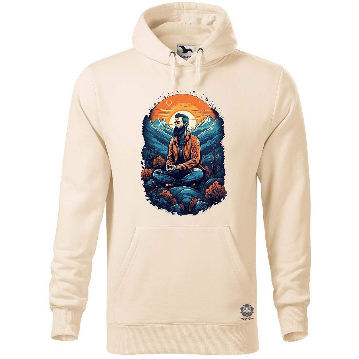 Hegyen meditálás v5 egyedi  pulóver 