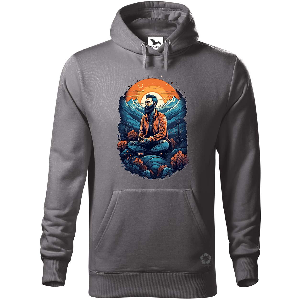 Hegyen meditálás v5 egyedi  pulóver 