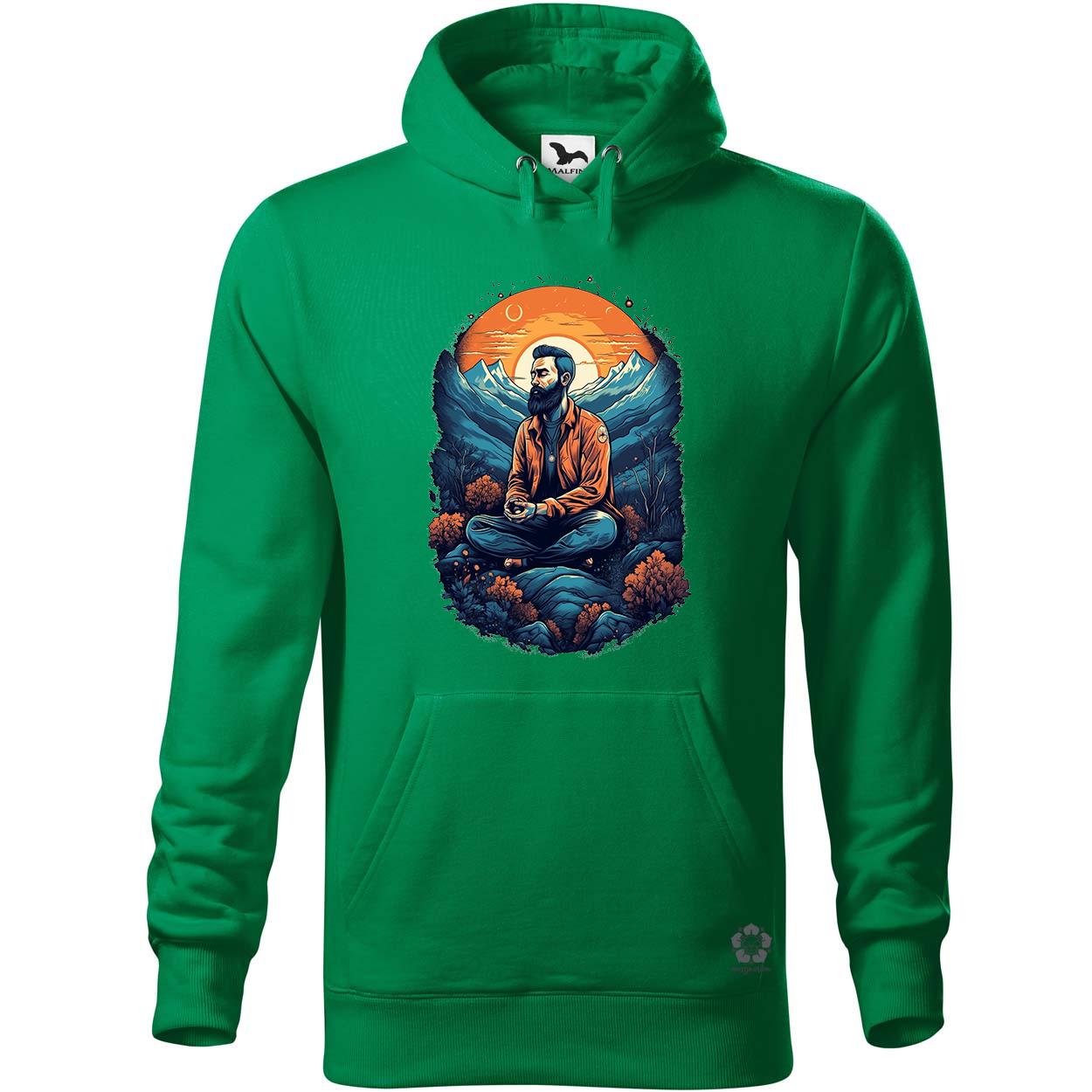 Hegyen meditálás v5 egyedi  pulóver 